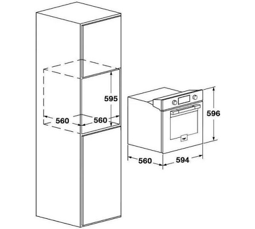 Духовой шкаф FULGOR Milano FQO 6009 MT BK