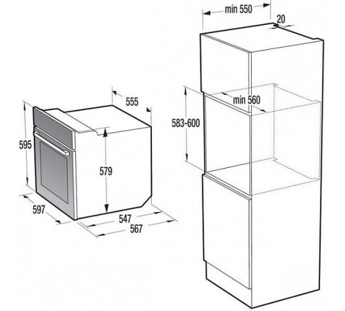Духовой шкаф Gorenje BO 758 A31 WG белый