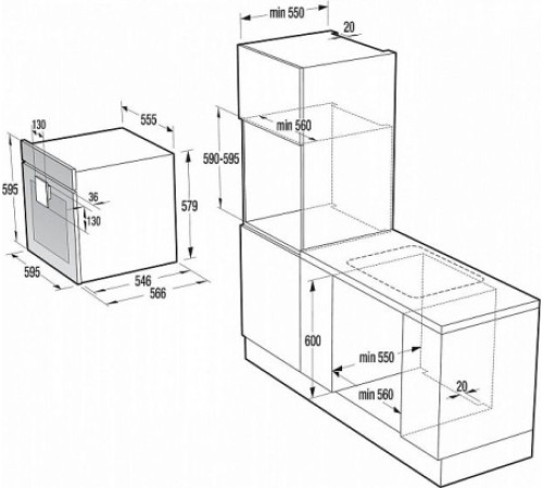 Духовой шкаф GORENJE BO747ST