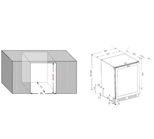 Винный шкаф AVINTAGE AVU51D82