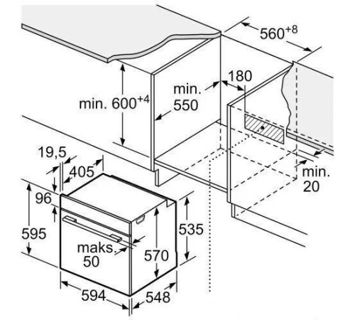 Духовой шкаф BOSCH HBA3340S0