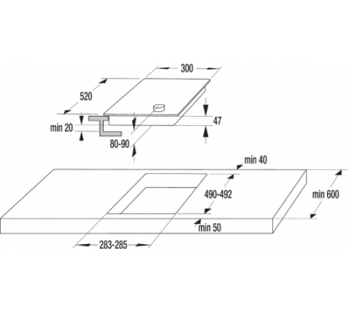 Встраиваемая электрическая варочная панель Gorenje EC321INB