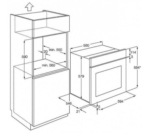 Духовой шкаф AEG be 3002021 b