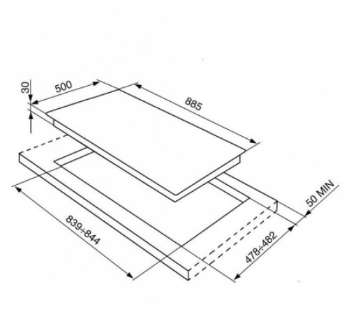 Газовая поверхность SMEG SRV896AVOGH