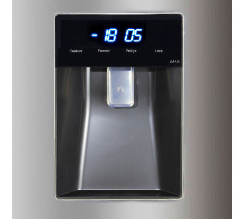 Холодильник GINZZU NFK-521 сталь