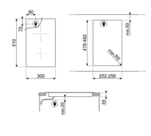 Варочная поверхность SMEG SI2321D