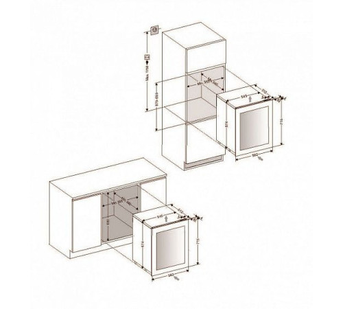Винный шкаф DUNAVOX DAV-32.81DOP.TO