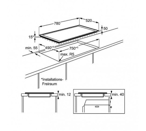 Поверхность AEG hk 856600 fb