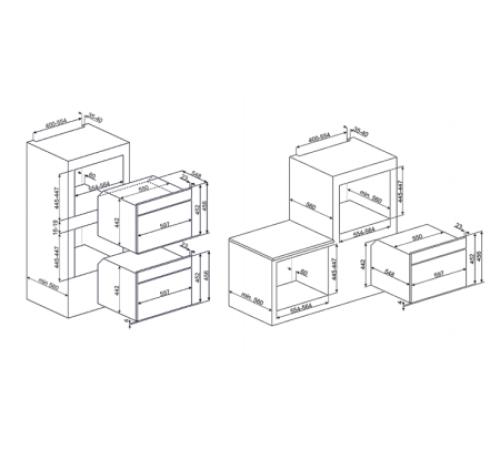 Электрический духовой шкаф SMEG SF4120MCS
