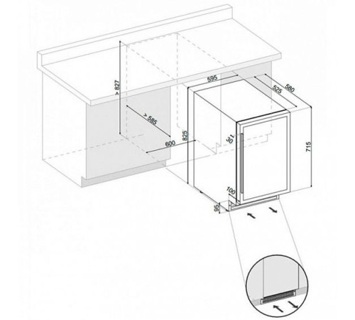 Винный шкаф DUNAVOX  exclusive dx-51.150dsk