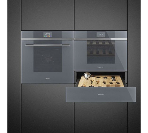 Встраиваемый винный шкаф SMEG CVI118LWS2