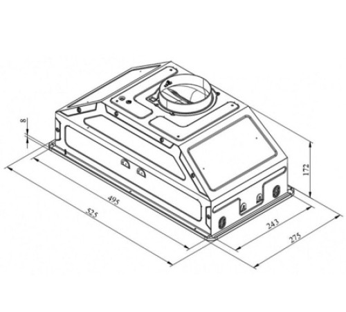Вытяжка ZORG Technology Spot 52 M белый