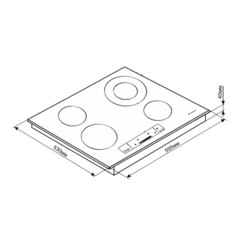 Варочная поверхность GEFEST ПВЭ 4233 К12