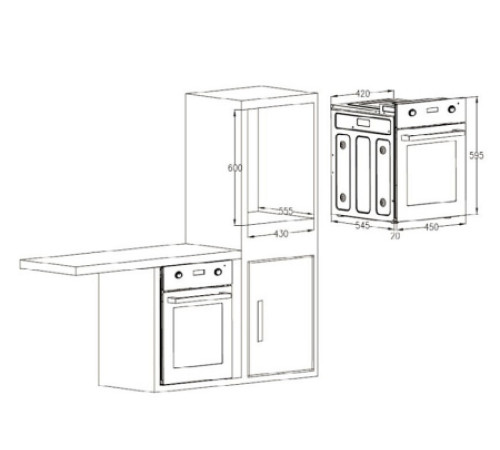 Духовой шкаф NORDFROST HM 4060 B