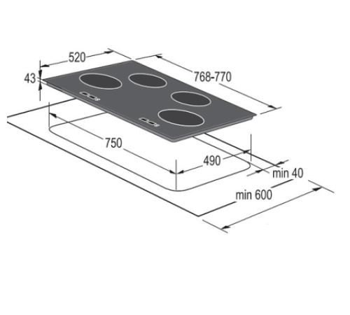 Поверхность GORENJE it 742 axc