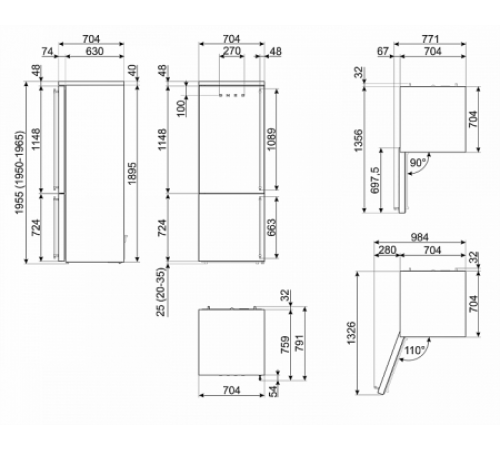 Холодильник SMEG FA8005LAO