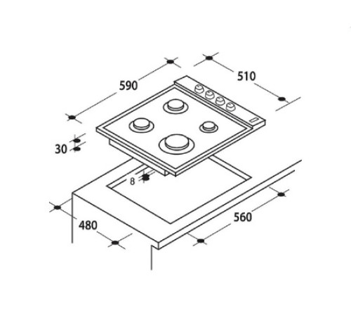 Поверхность CANDY clg 64 spx