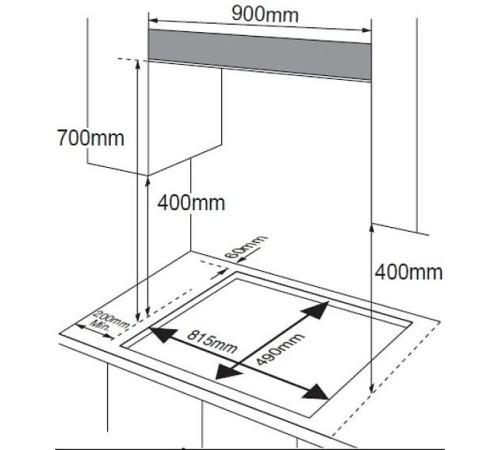 Газовая панель AKPO PGA 905 WGC-T BL