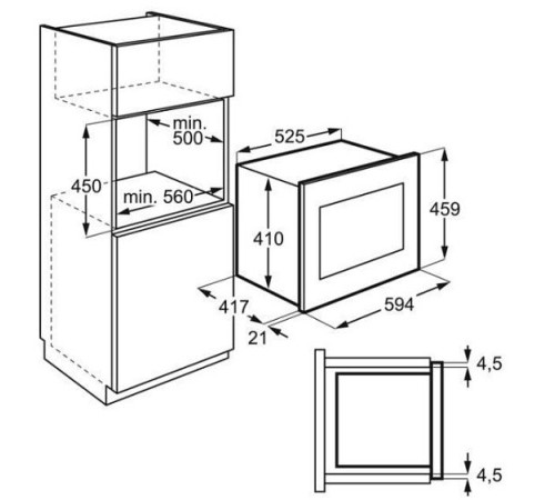 Микроволновая печь ELECTROLUX KMFE264TEX