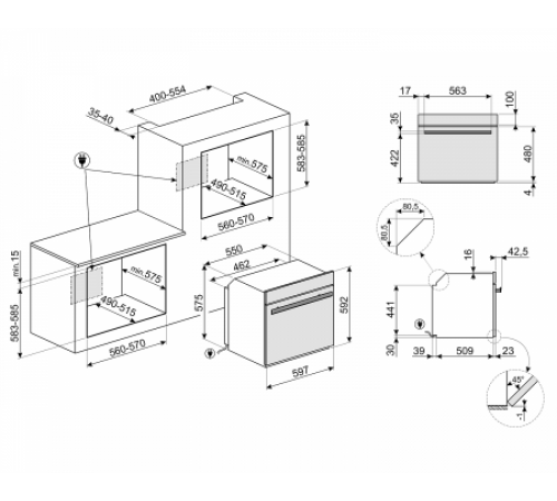 Встраиваемая пароварка MIELE DGC7440X OBSW чёрный обсидиан