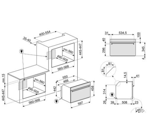 Микроволновая печь SMEG SO4301M0X