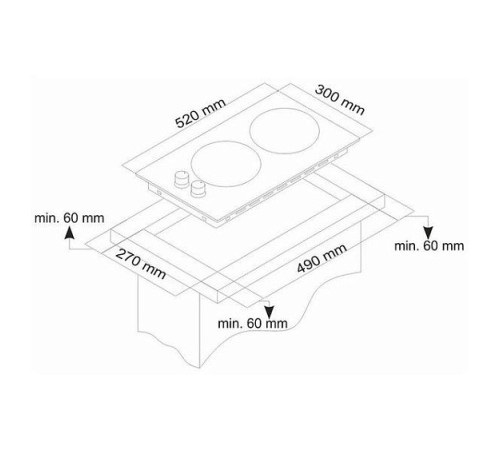 Варочная поверхность SIMFER H30N20W470