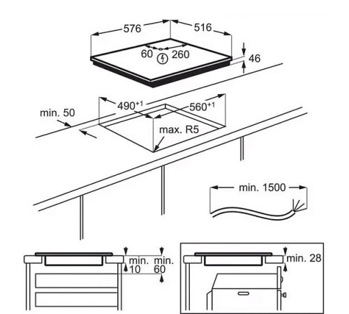 Варочная поверхность AEG IAE64413XB
