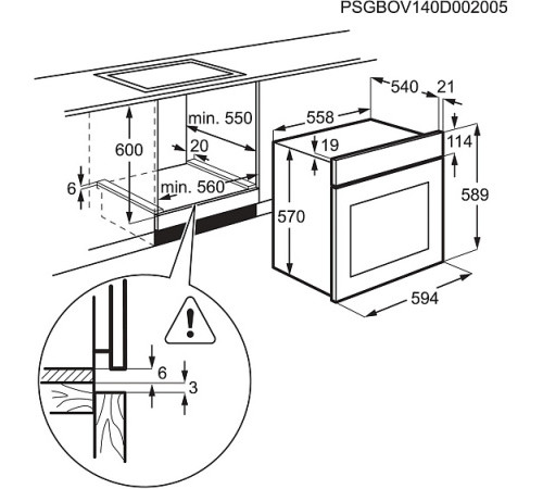 Духовой шкаф ELECTROLUX OEH5E40X