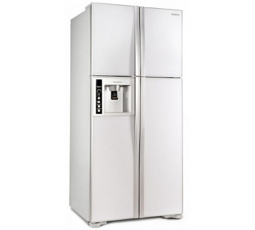 Холодильник HITACHI R-W662 PU3 GPW белое стекло