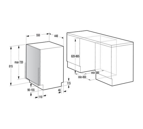 Посудомоечная машина GORENJE MGV5510