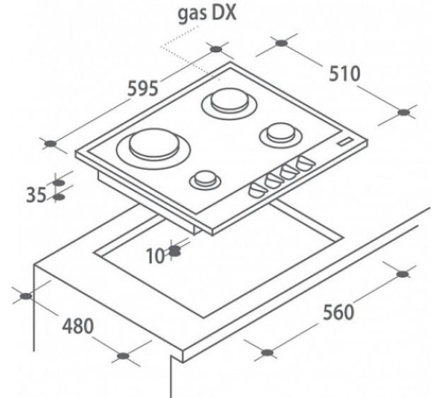 Поверхность CANDY cpgc 64 sqpgh