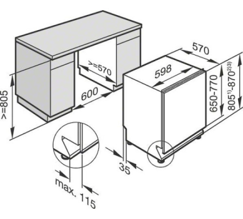 Посудомоечная машина MIELE G 6060 SCVi Jubilee