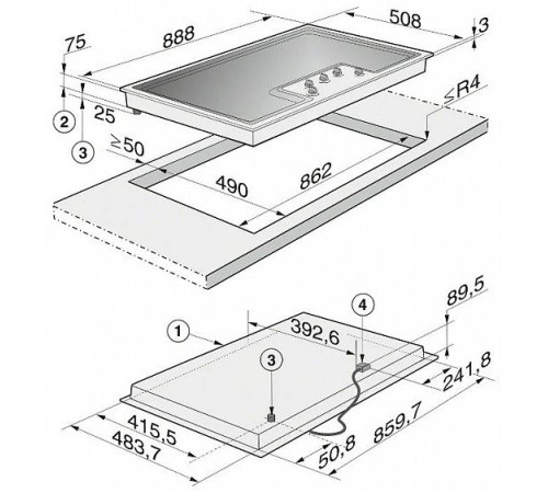 Варочная панель Miele KM 2354