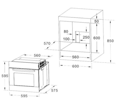 Духовой шкаф AKPO PEA 080 IX