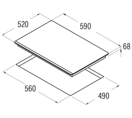 Варочная панель CATA IF 6011 BK