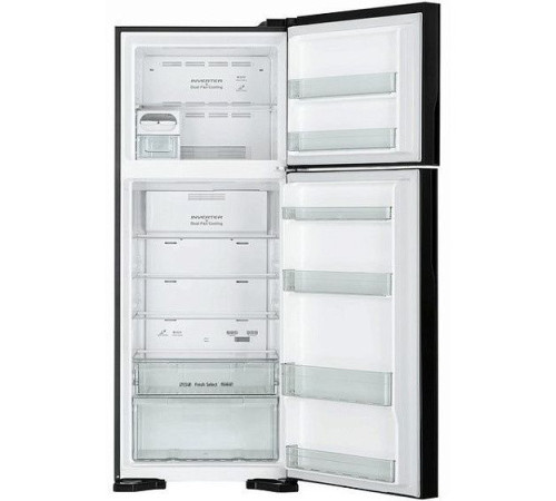 Холодильник HITACHI R-V 542 PU7 BBK чёрный бриллиант