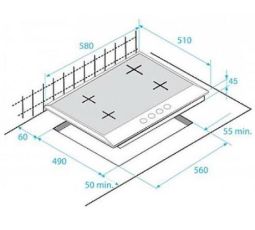 Поверхность BEKO himg 64235 sx