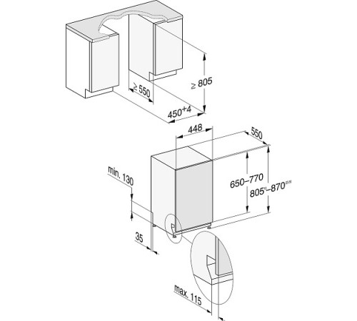 Посудомоечная машина MIELE G 5790 SCVi SL