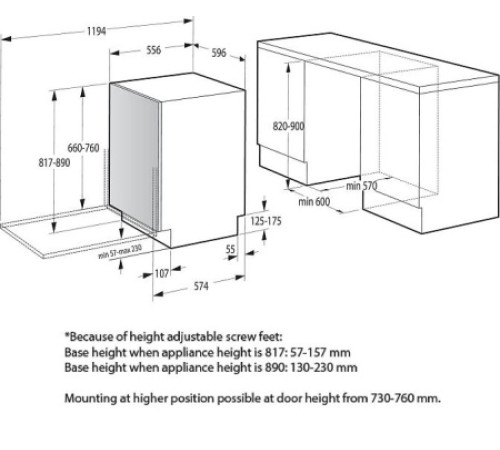 Посудомоечная машина GORENJE GV662D60
