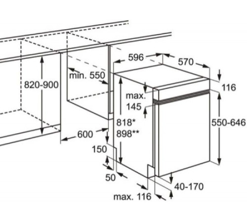 Посудомоечная машина AEG f 65040 im