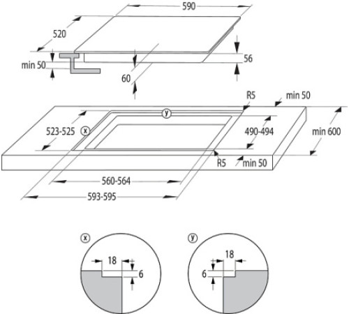 Варочная поверхность GORENJE GI6401BCE