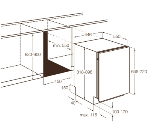 Посудомоечная машина AEG f 88400 vi0p