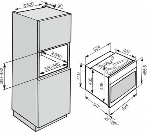 Духовой шкаф MIELE h 6800 bp edst/clst