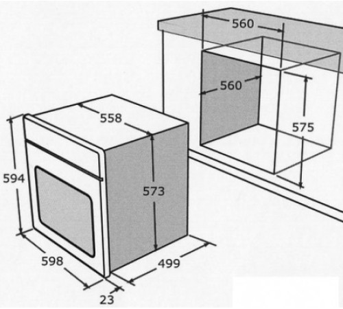 Духовой шкаф NARDI fex 47c52 n4