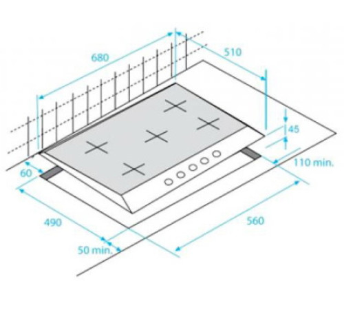 Поверхность BEKO himw 75235 sx