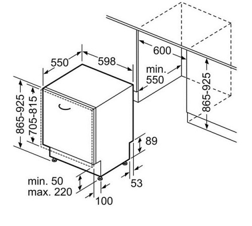 Посудомоечная машина BOSCH SBH4HVX31E