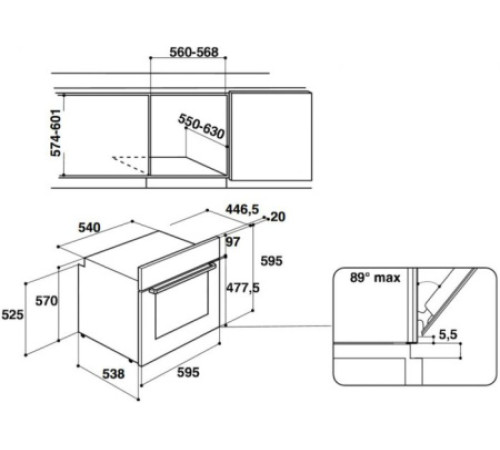 Духовой шкаф HOTPOINT-ARISTON 7O 5FA 841 JH IX HA