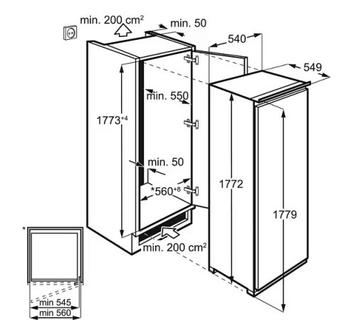 Морозильная камера ELECTROLUX KUT6NE18S