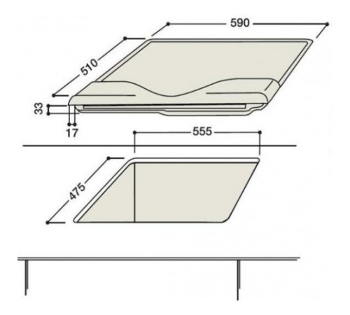 Поверхность HOTPOINT-ARISTON pc 640 ix