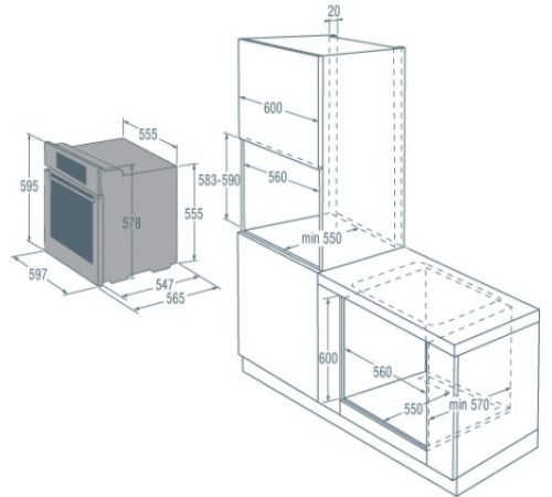 Духовой шкаф GORENJE go 876 x